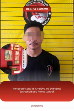 Pengedar Sabu di Amboyo Inti Diringkus Satresnarkoba Polres Landak